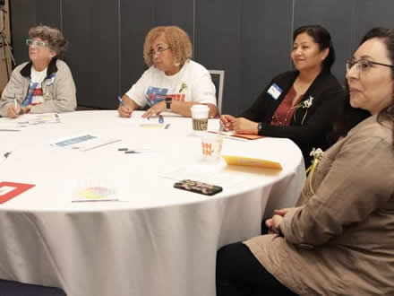 Women veterans at an SDWVA event